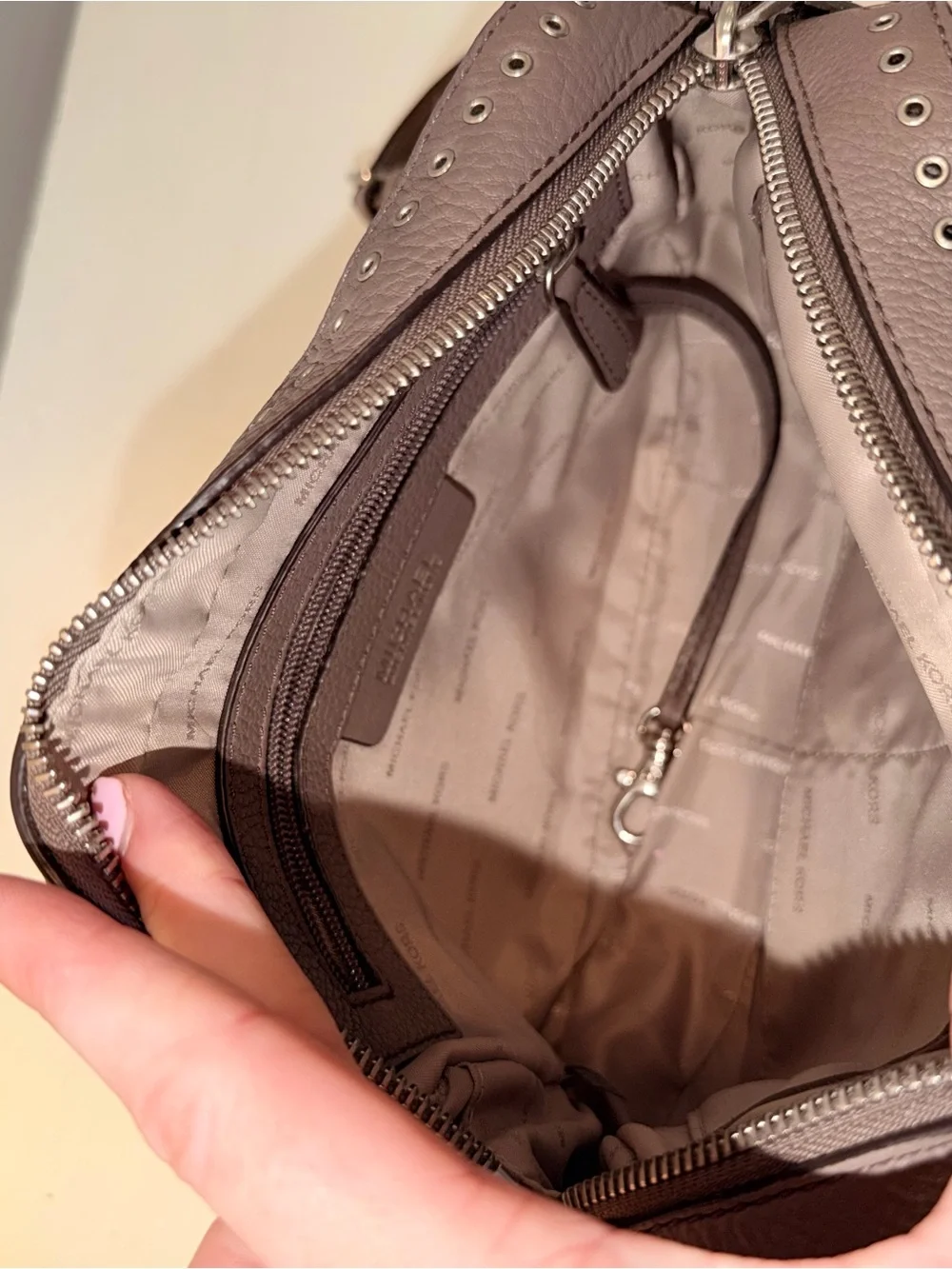 Michael Kors Brooklyn Large Suede Crossbody